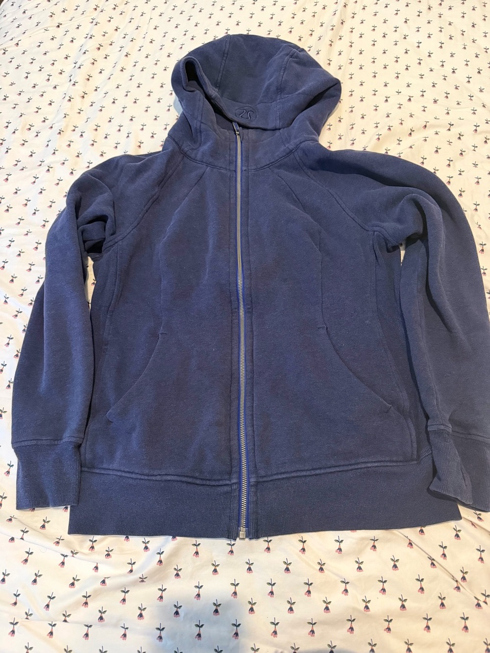 lululemon athletica Navy Blue Scuba Hoodie size 12